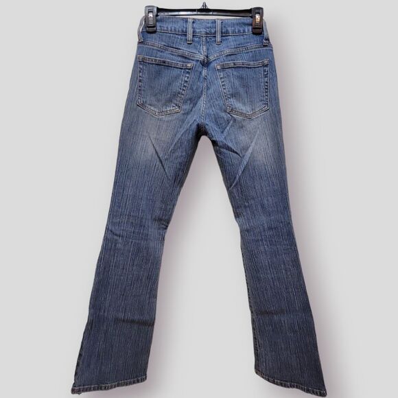 J. Galt Straight Leg Jeans Women's Blue Mid Rise Stone Wash Cotton Size Small - Picture 2 of 3